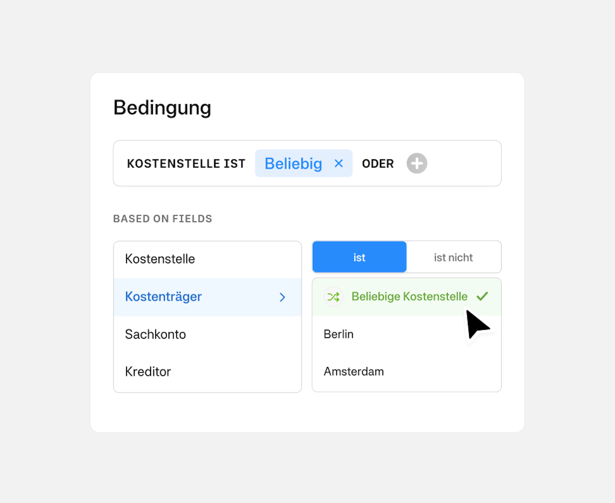 'Any' condition