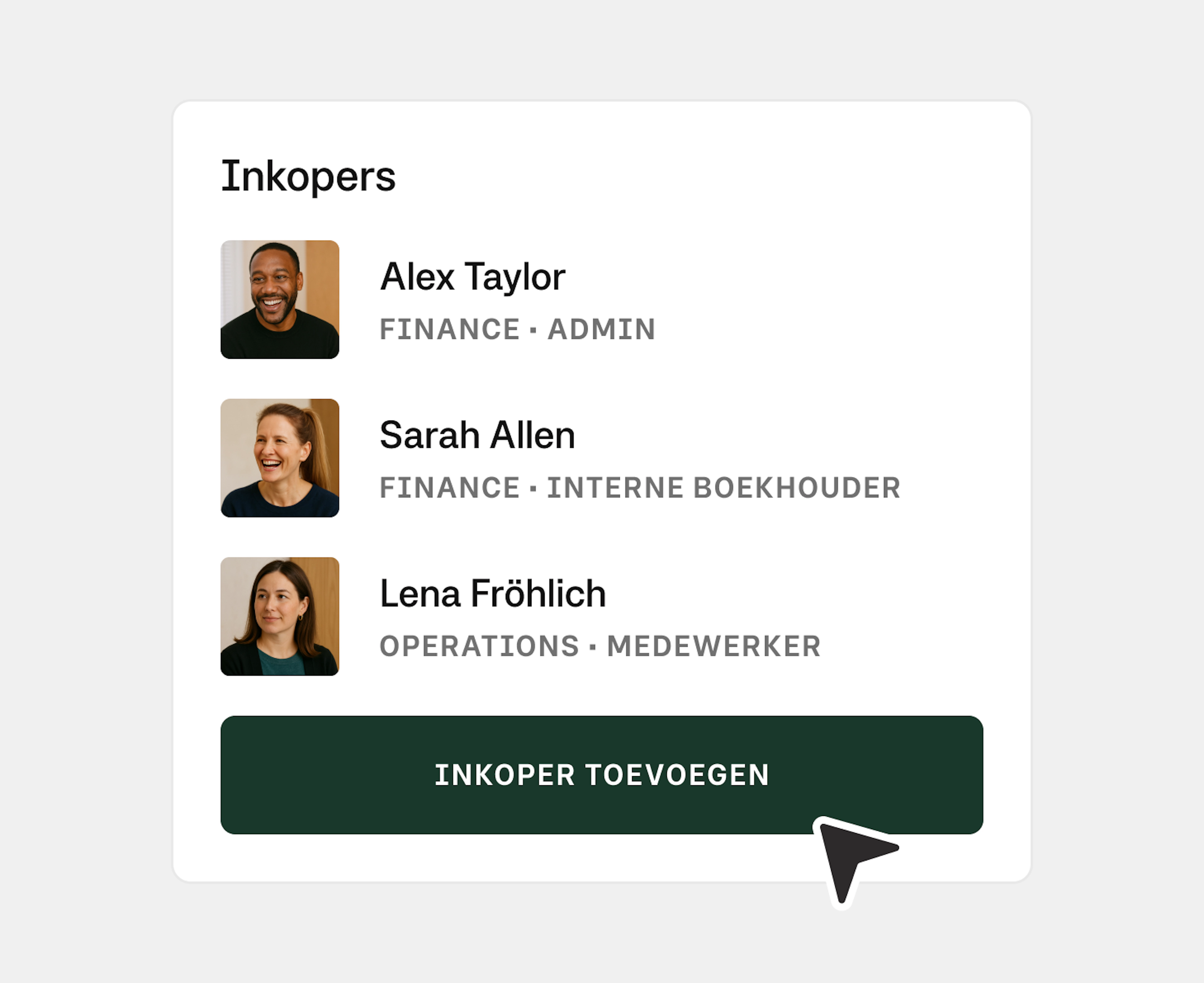 Product Purchaser Role