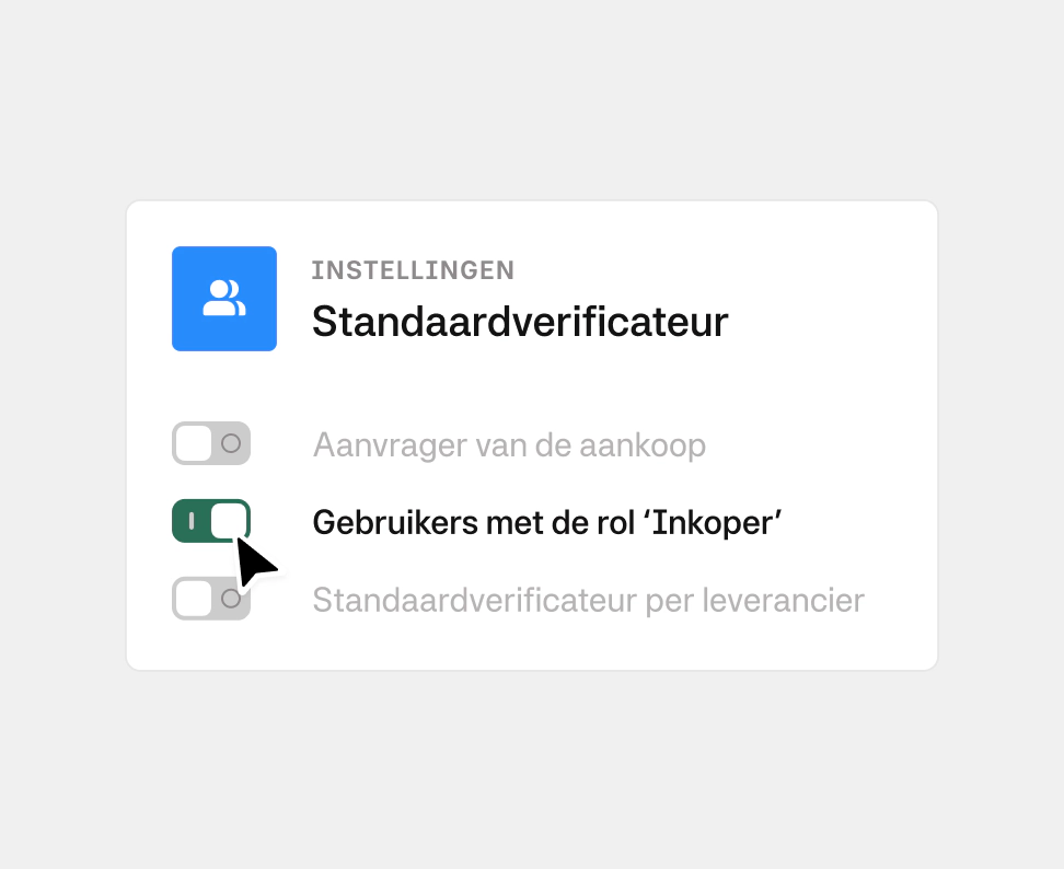 Default verifiers for deliveries