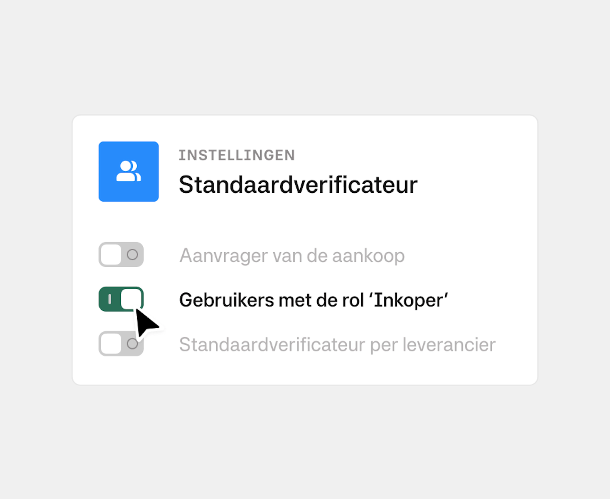 Default verifiers for deliveries