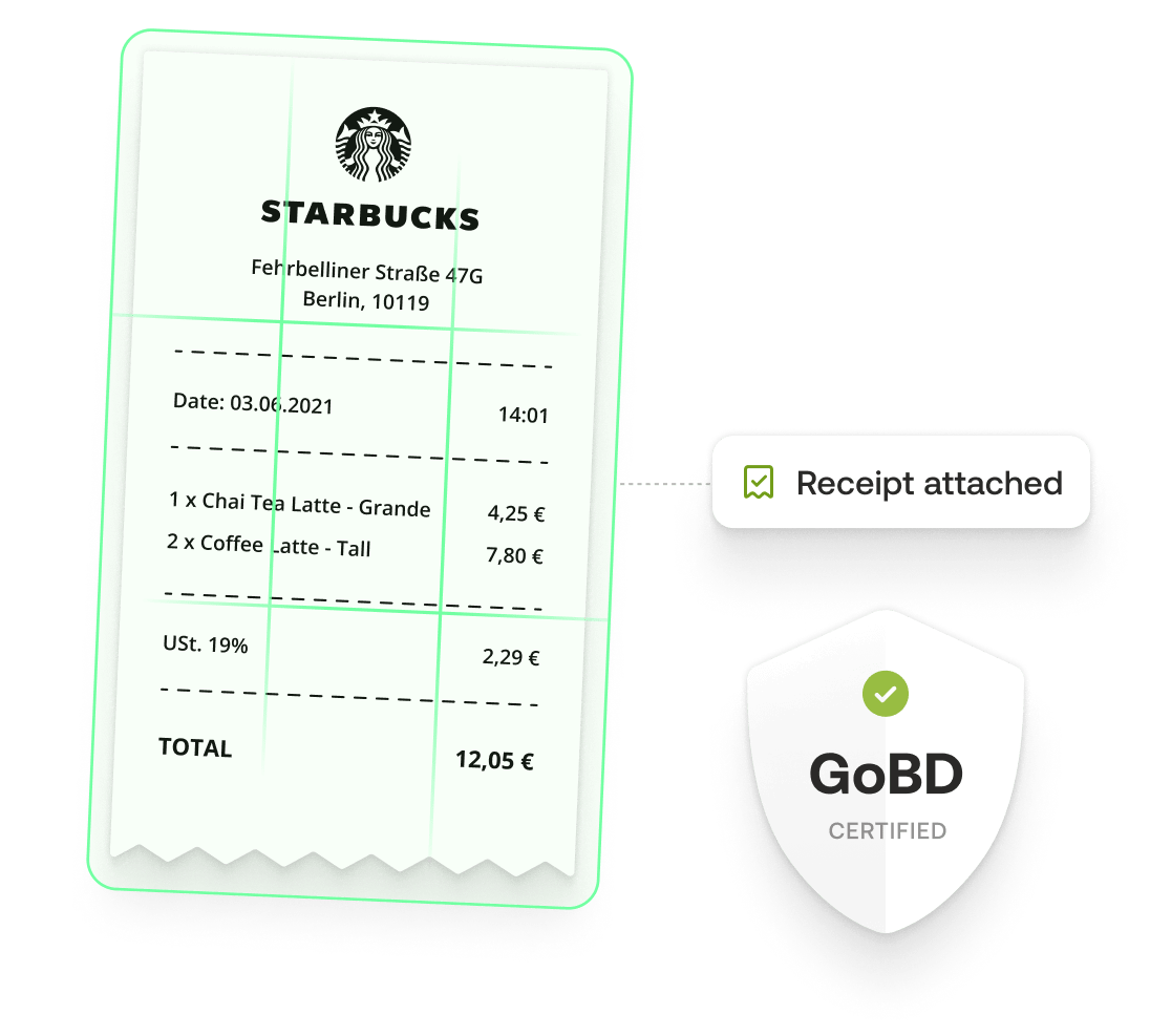 Starbucks receipt