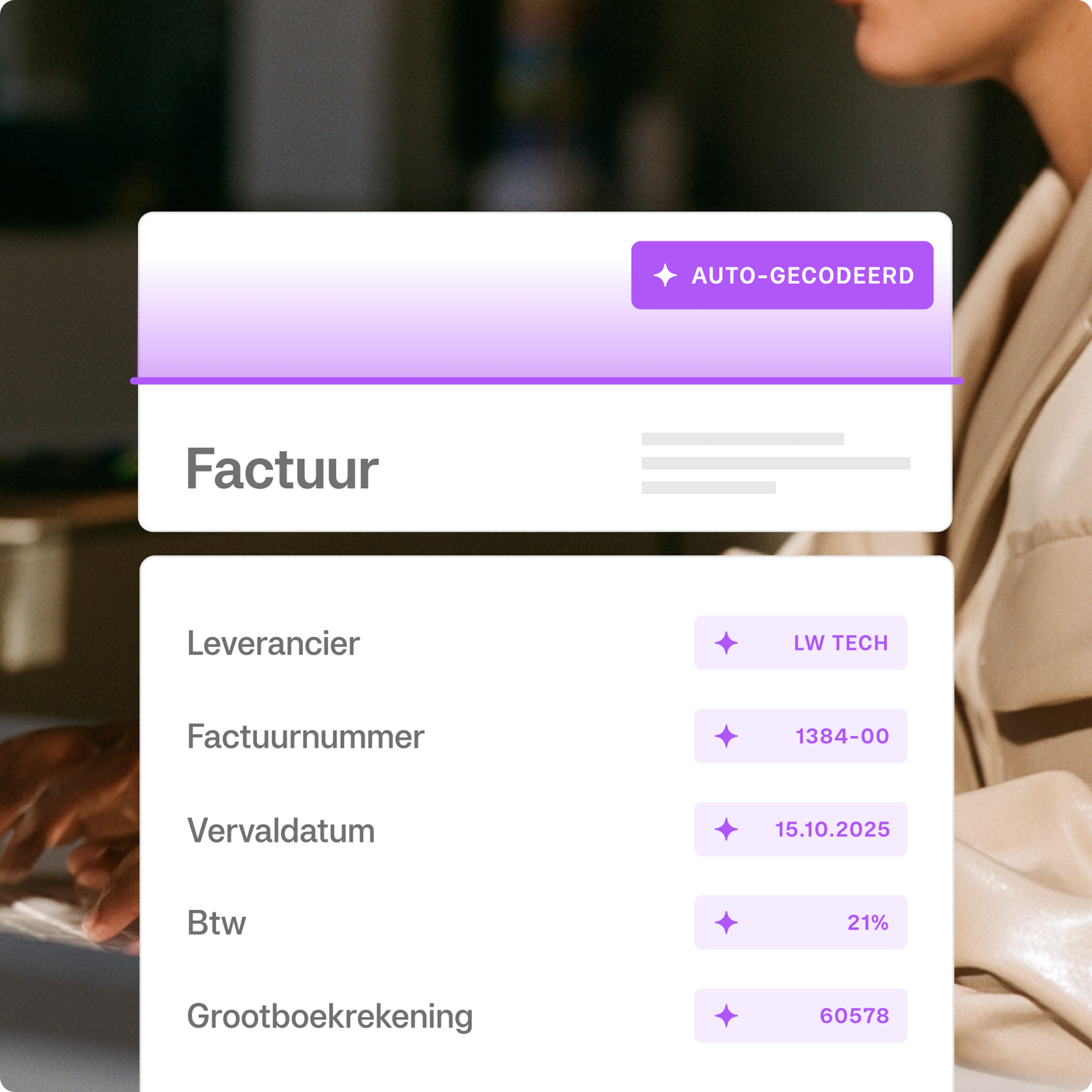 Pre-accounting workflows auto-extracting