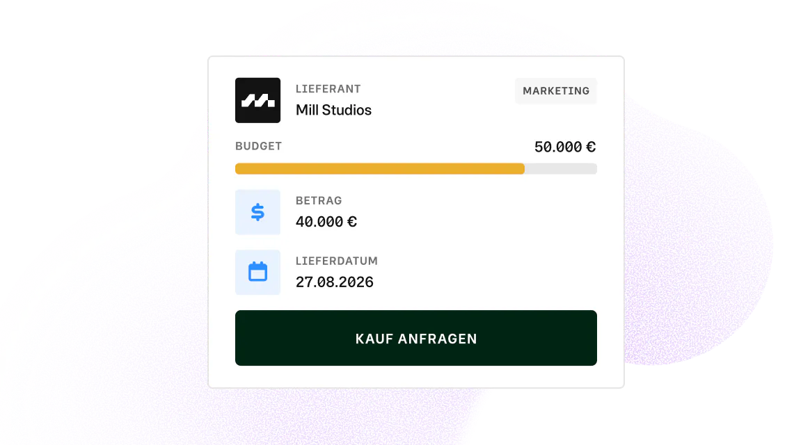 homepage - procurement - DE