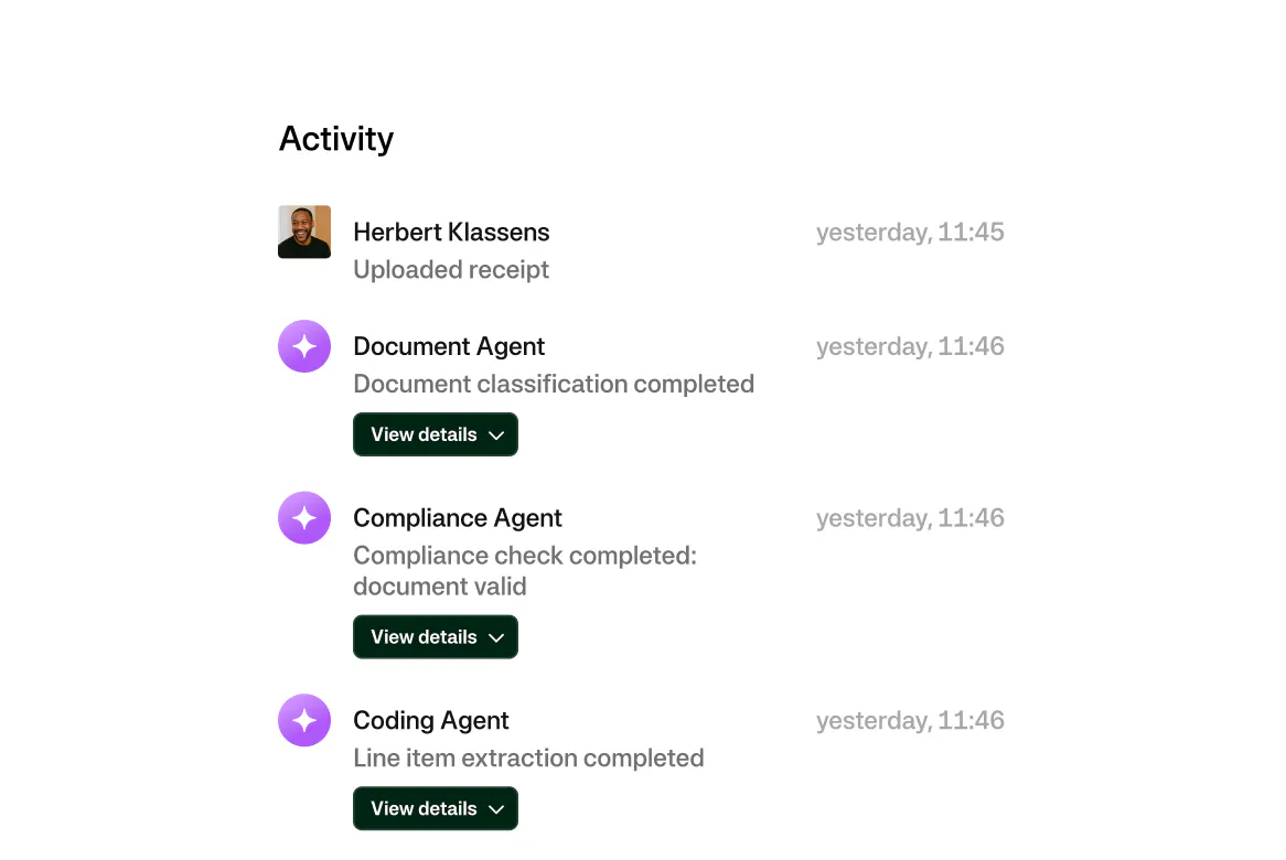 Agent activity list review - UK