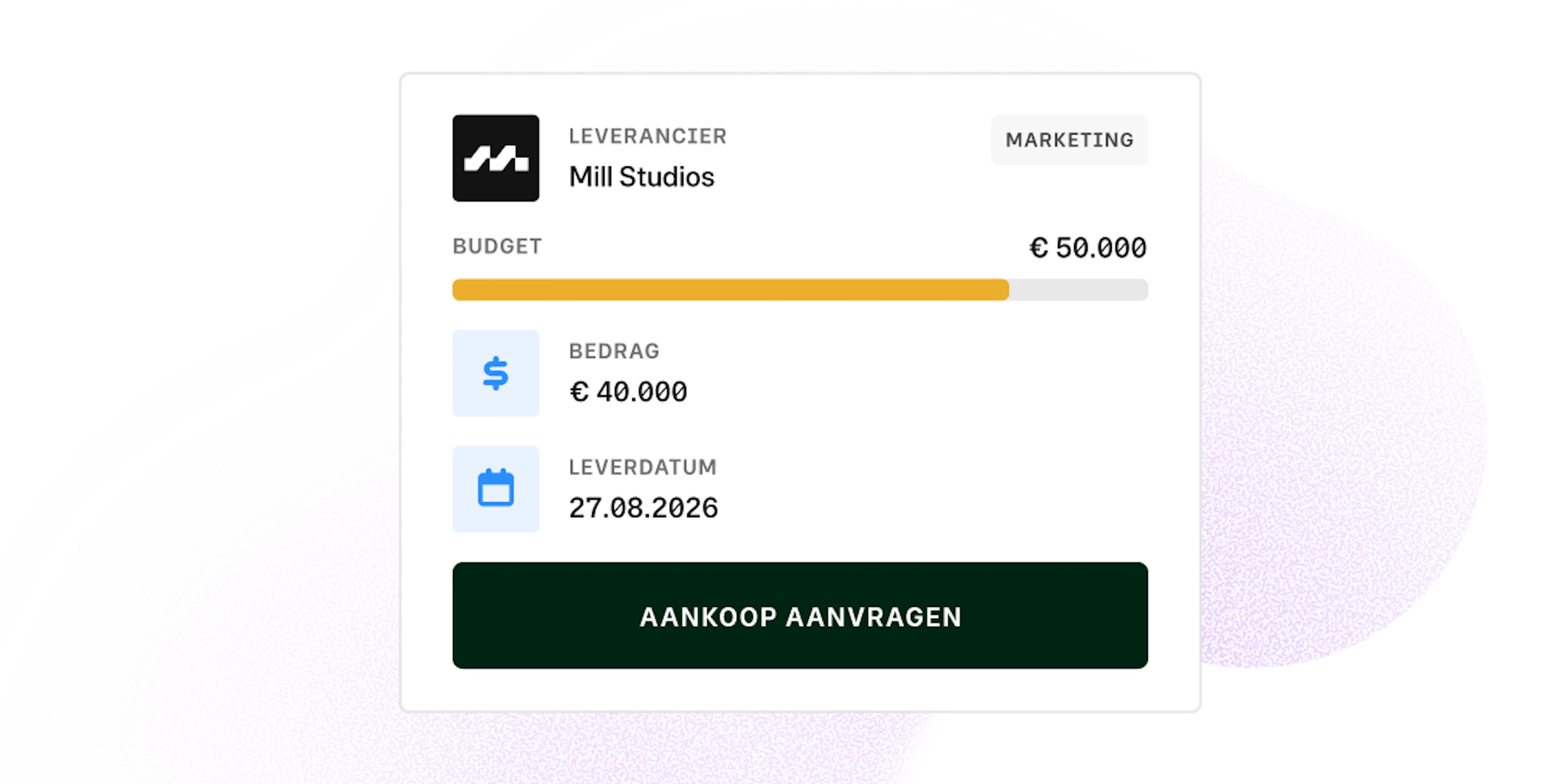 homepage - procurement - NL