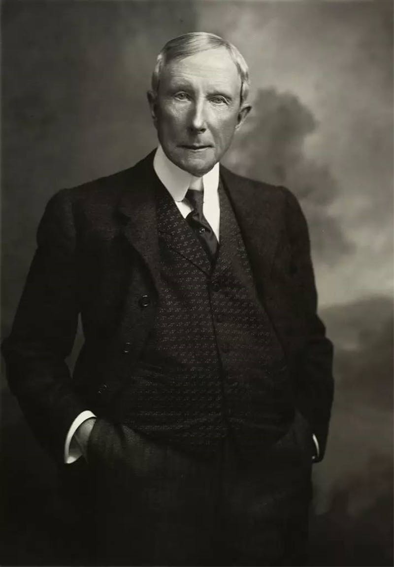 John D. Rockefeller, the wealthiest person in American history was known for his philantrophy.