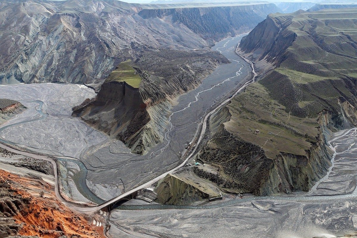A mine in the mountains. Mining practices means that most laptops are neither sustainable nor ethical.