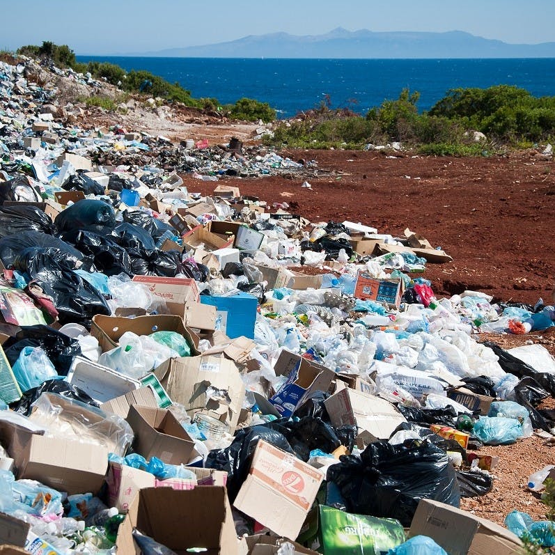 A landfill site. Embracing the Zero Waste movement will keep tonnes of waste out of landfill. 