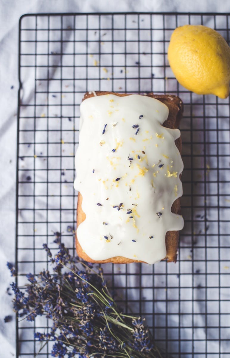 A lemon drizzle cake. Being allowed to eat cake in moderation but guilt free is another advantage of adopting a flexitarian diet.