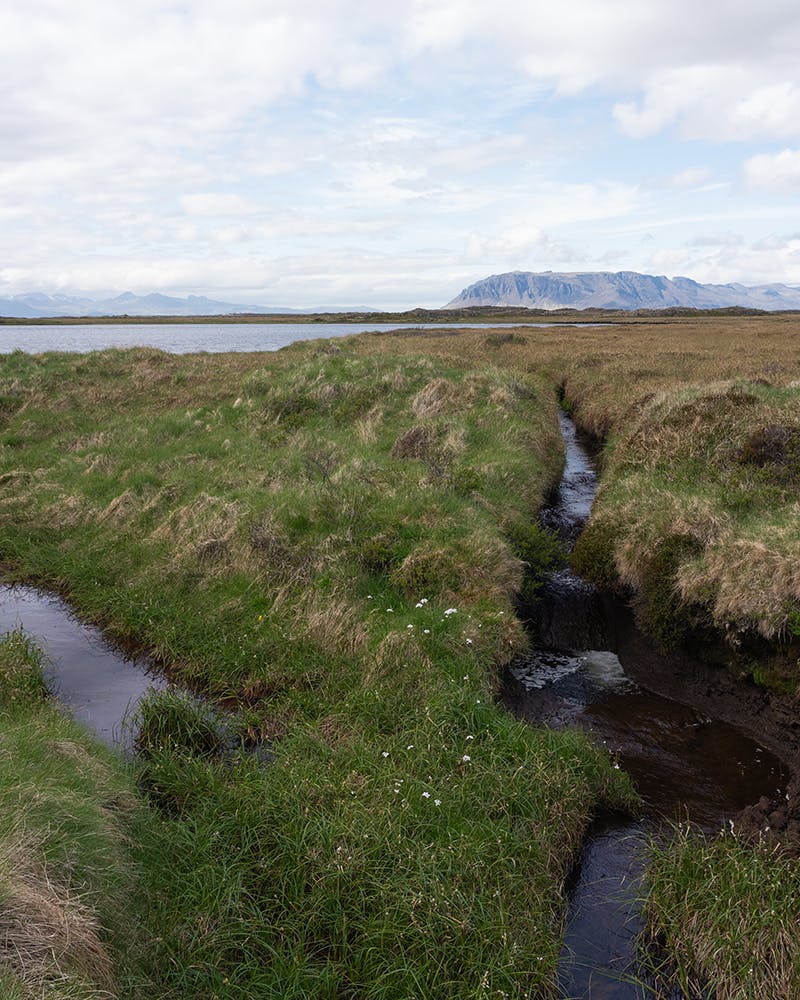 One of the barriers at Blöndulækur watershed