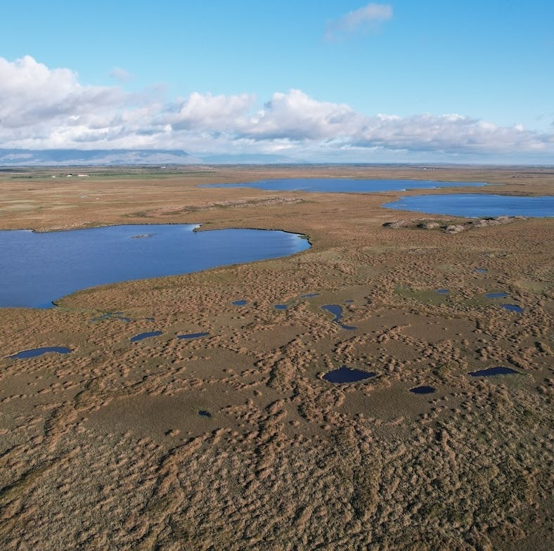 Lakes at Kálfalækur watershed