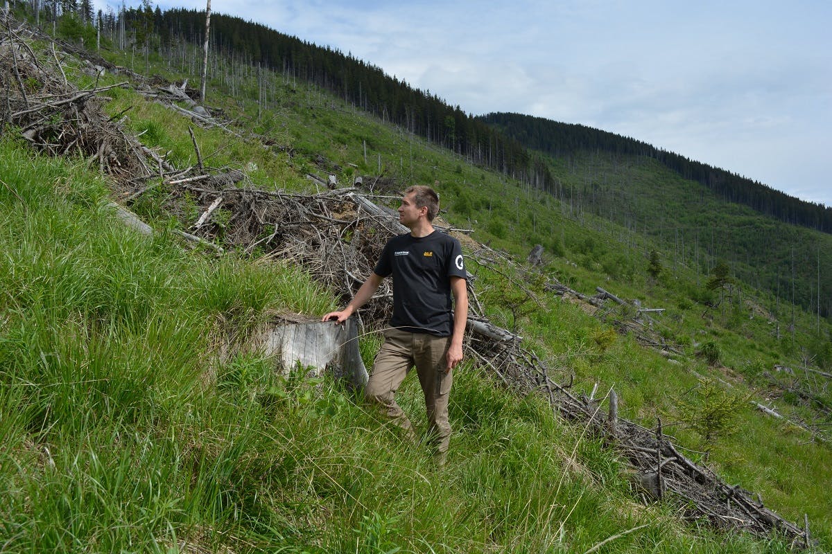 FCC ranger on patrol in the Southern Carpathians, Romania.