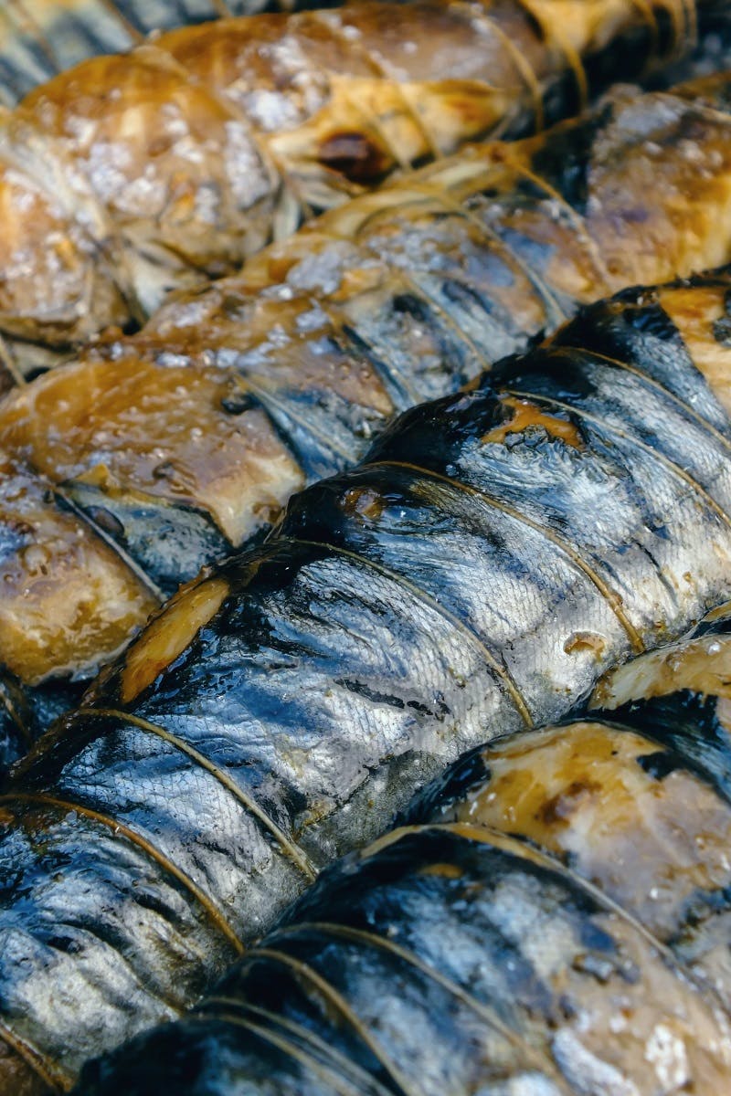 Grilled Sardines on a bbq. - An easy yet tasty pescatarian recipe.