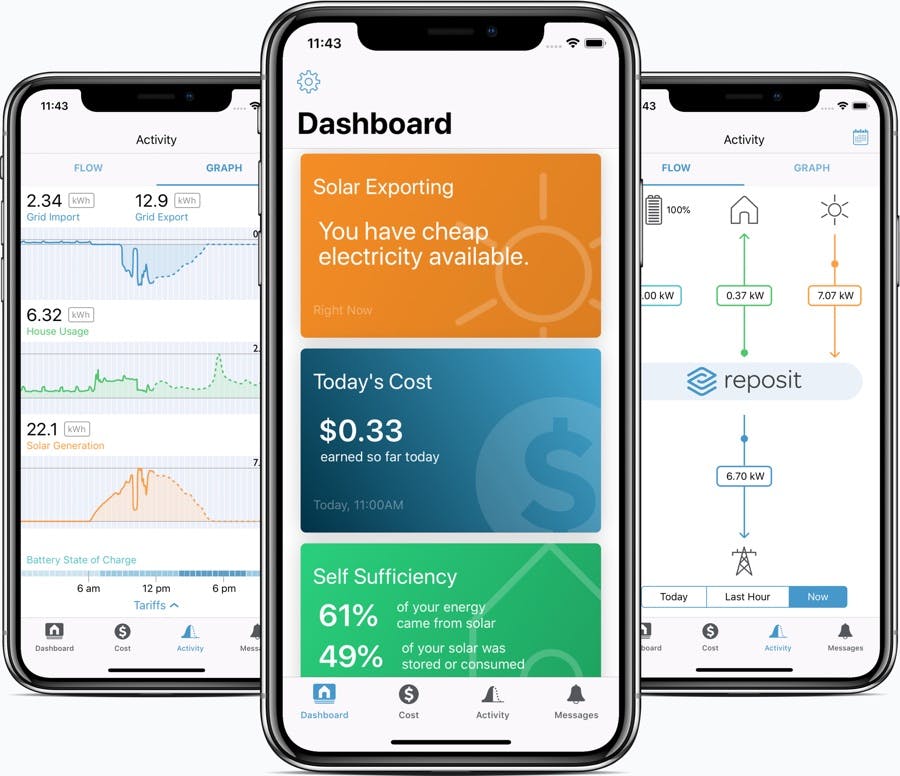 A solar power app