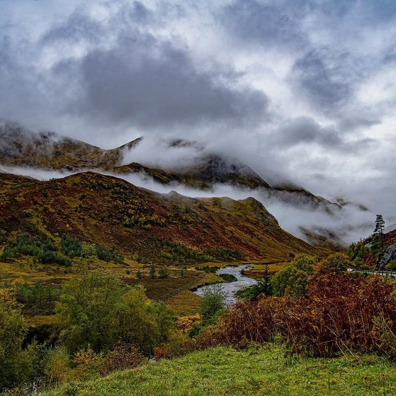 The Cairngorms mountains, location of the largest nature restoration project in the UK.