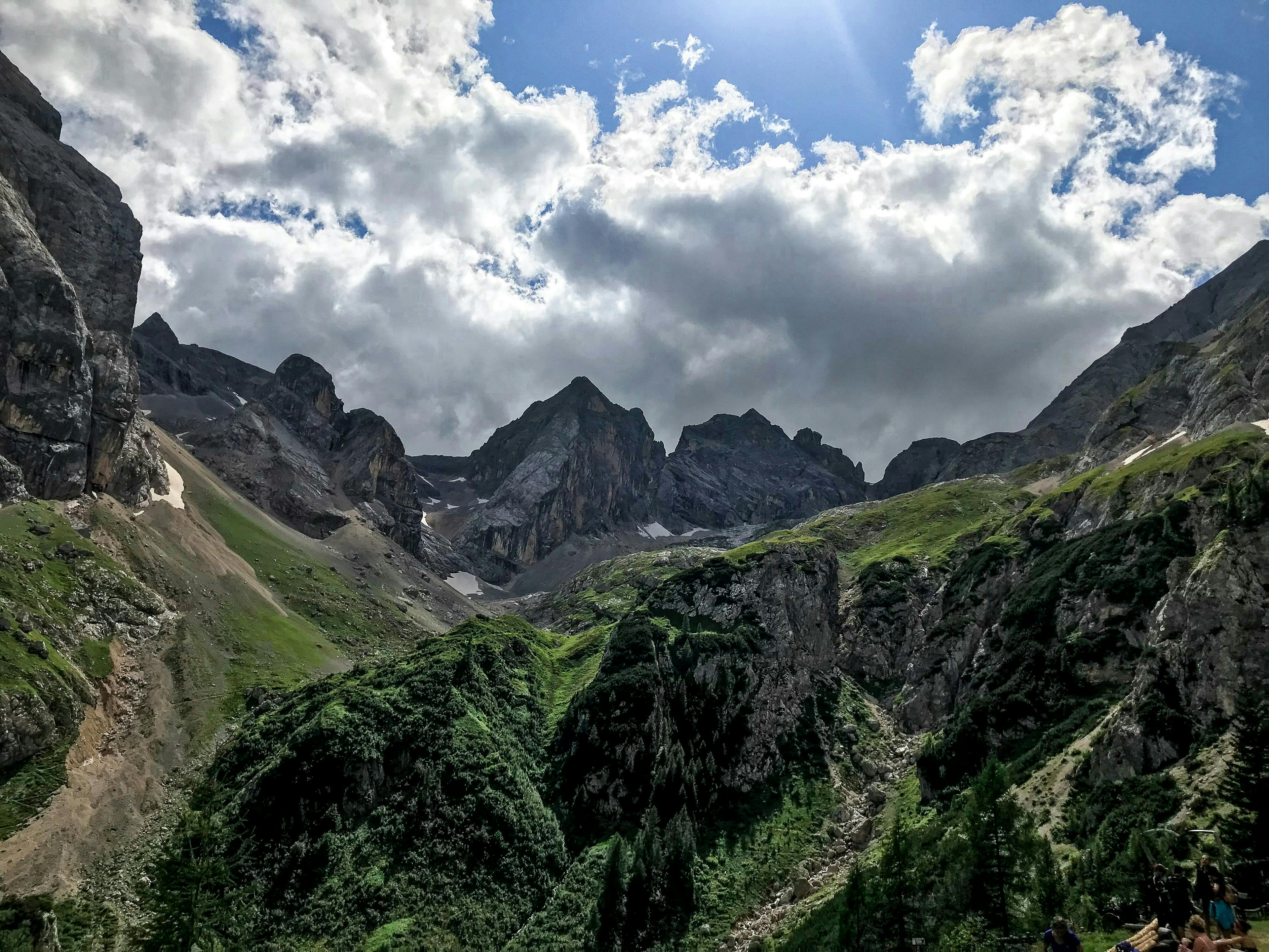 Dolomites while riding motorcycles with Desmo adventure