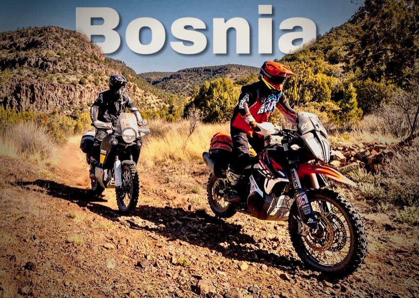 Bosnia motorcycle tour one day escape from Split Croatia