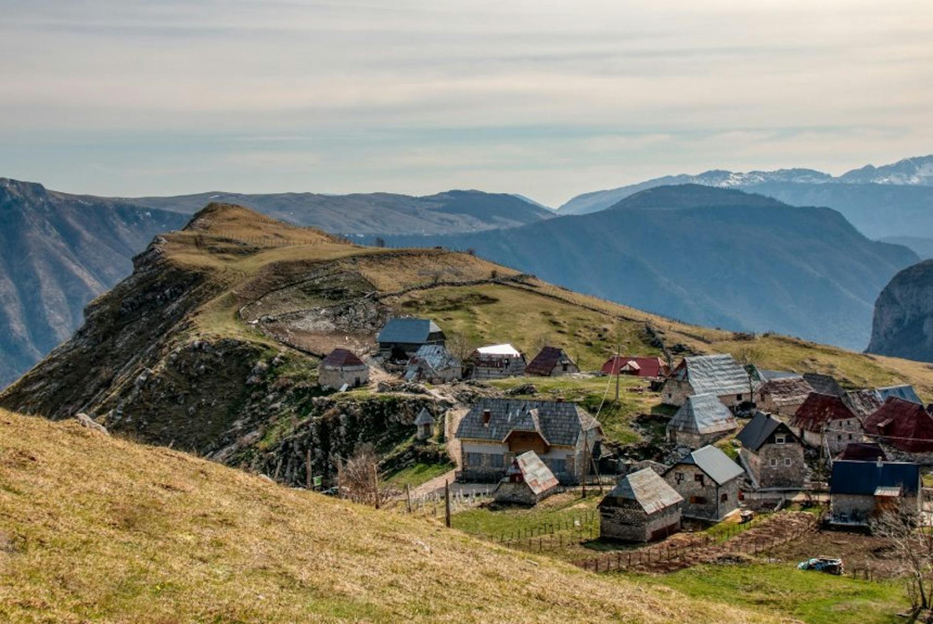 Desmo adventure in Lukomir village in Bosnia and Herzegovina