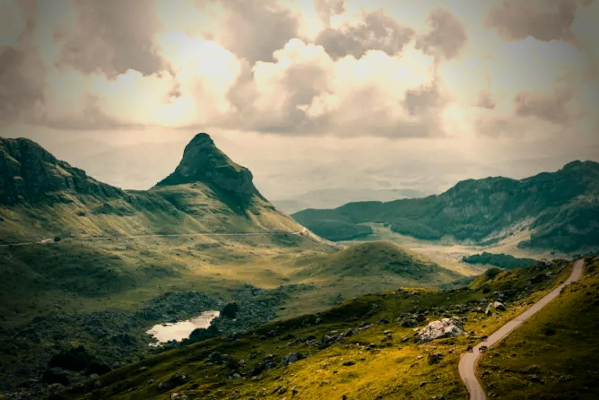 Wilderness of the tour scenery in Bosnia