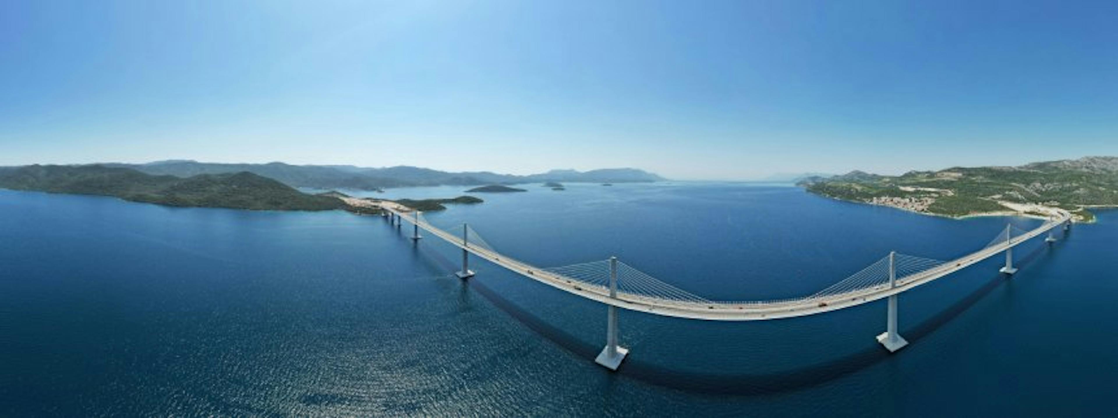 Peljesac bridge, Croatia