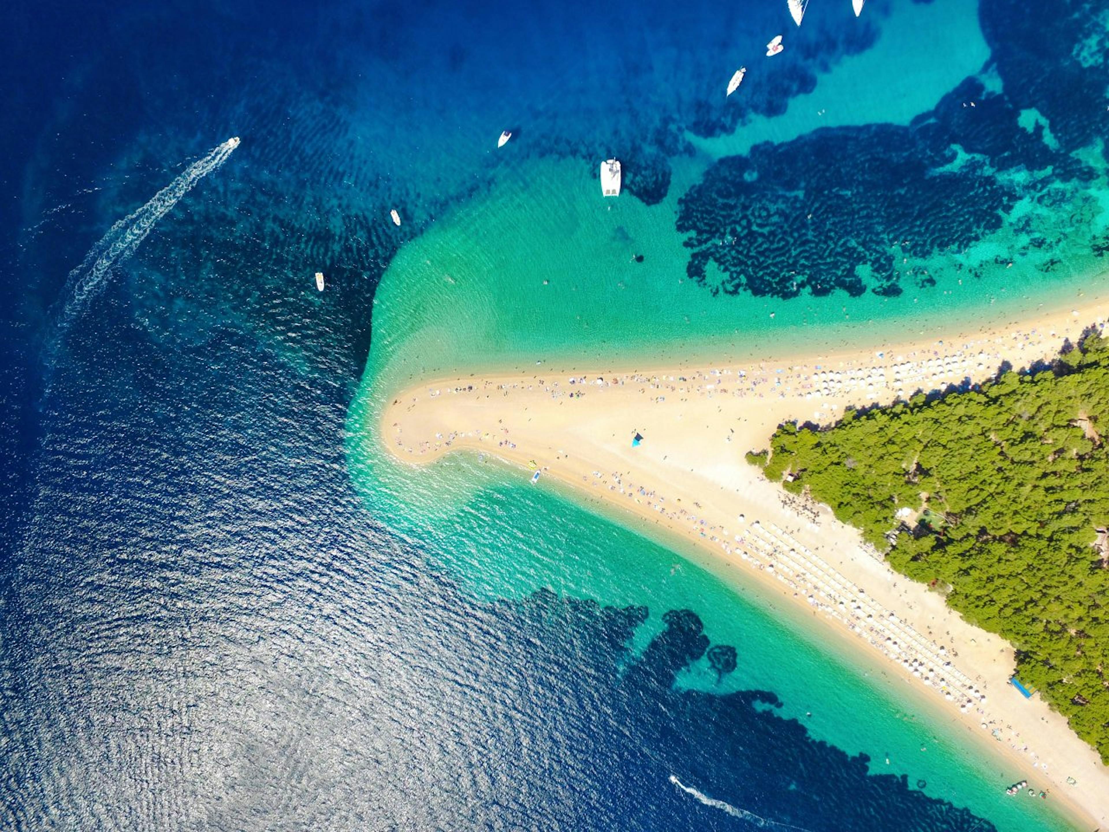 Zlatni Rat beach, Brač