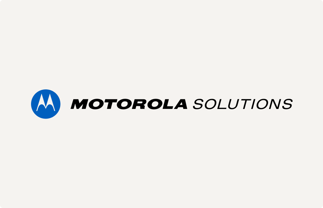 Primary Configuration of the Motorola Solutions logo