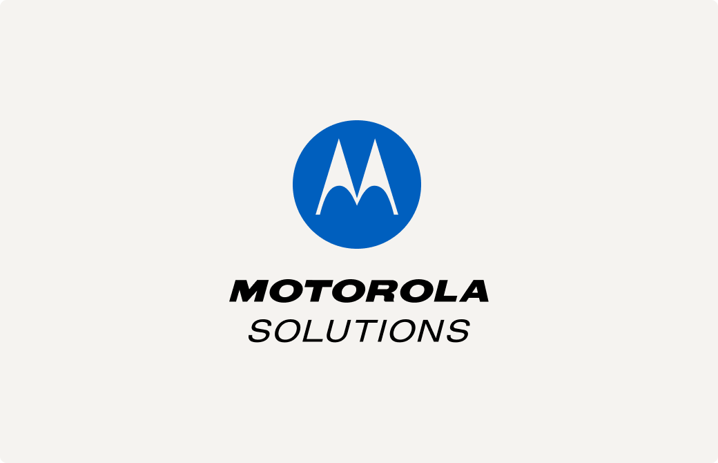 Secondary Configuration of the Motorola Solutions logo