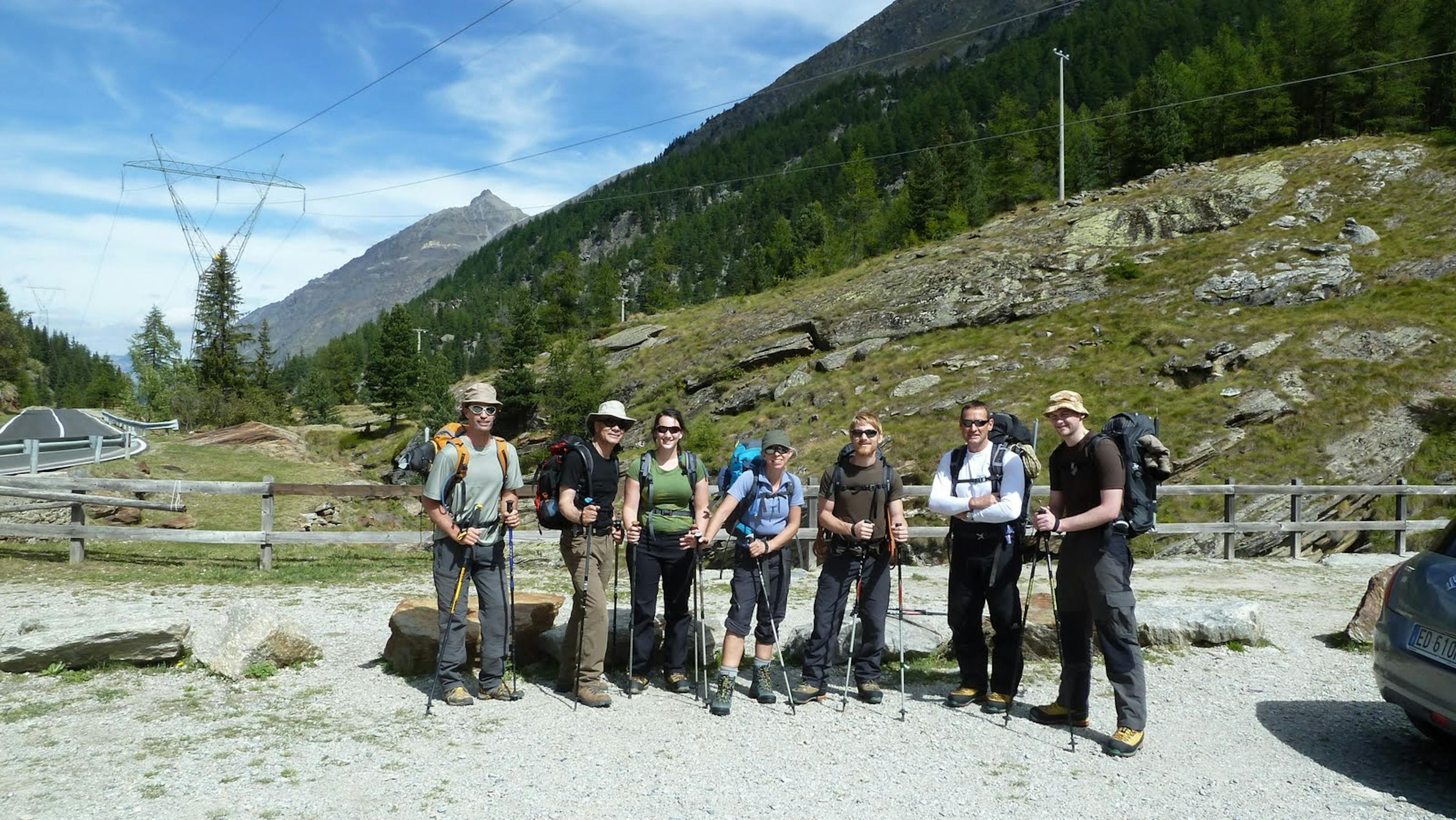 Partendo per il Rifugio Chabod