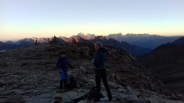 Sunrise on Gran Paradiso