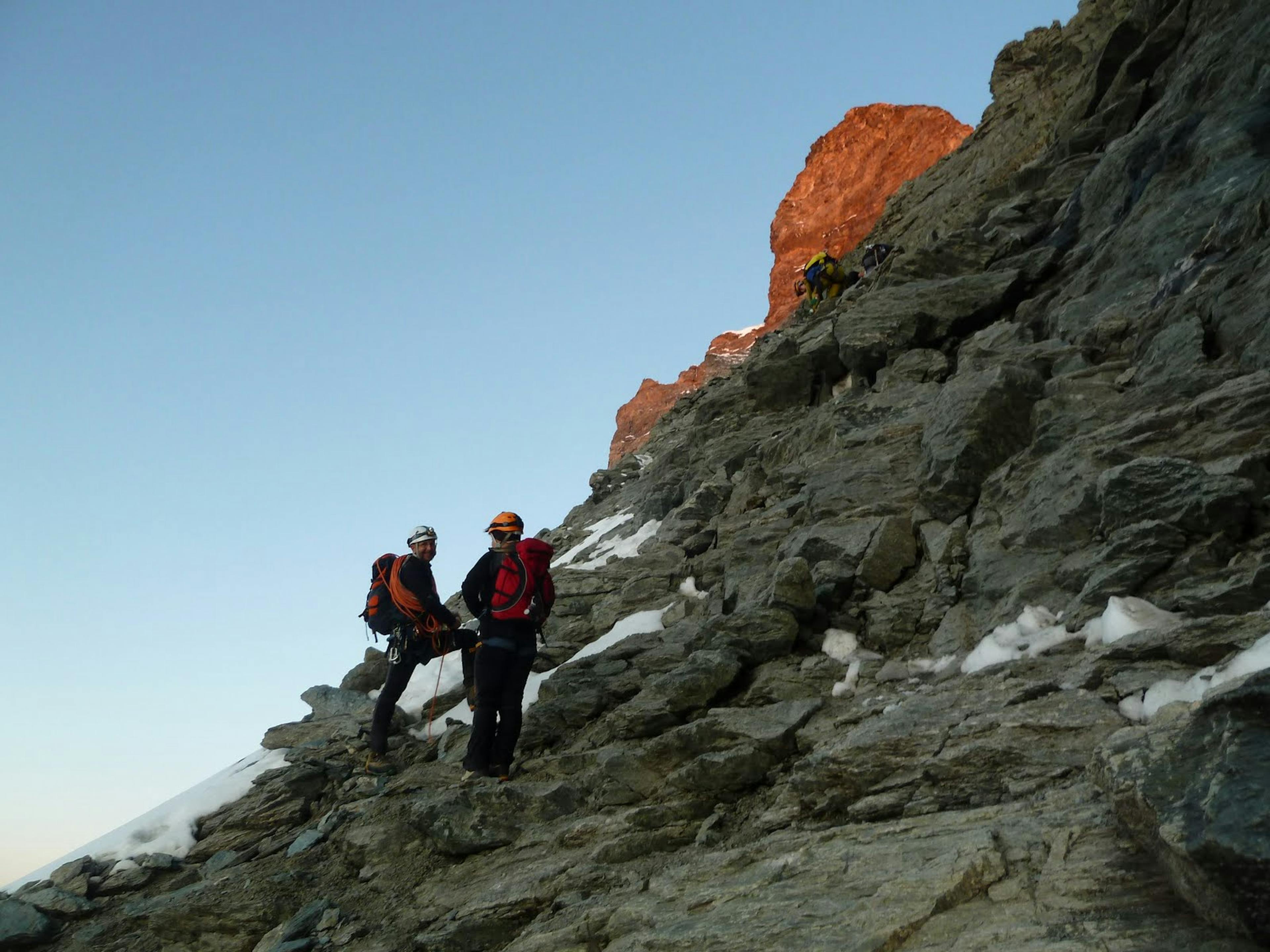 climbing the matterhorn