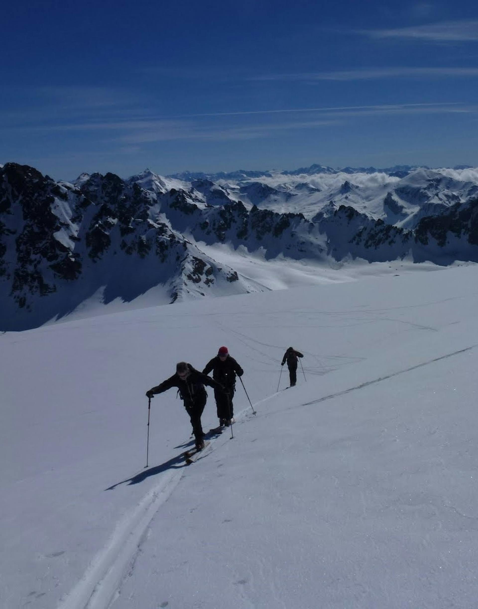 ski touring in the silvretta region