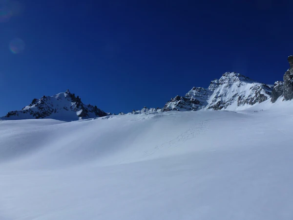 ski touring in the Silvretta area