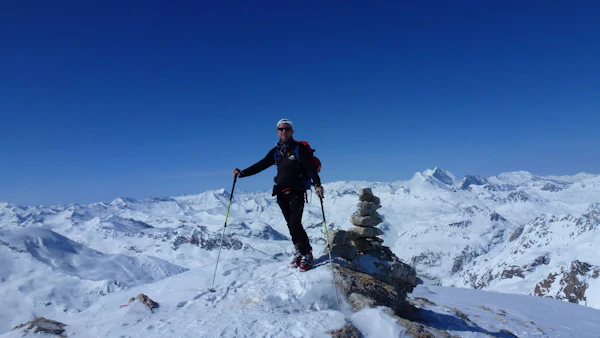 Punta Calabre summit