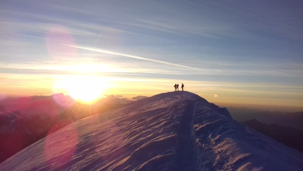 Sunrise on Mont Blanc