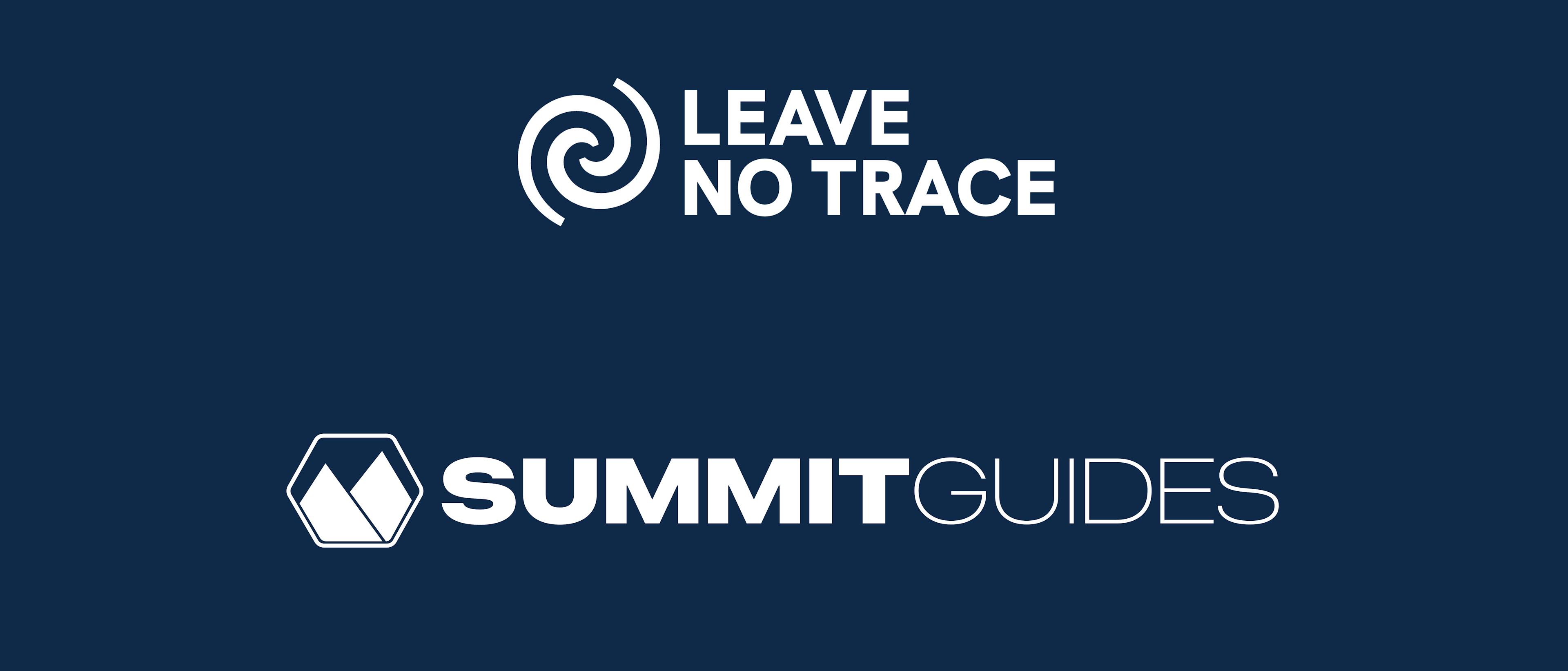 Leave No Trace SummitGuides logos