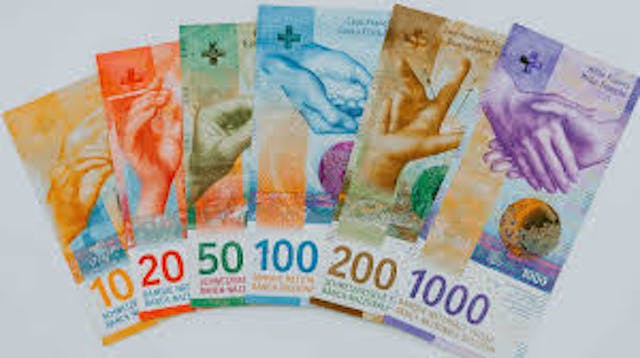 swiss francs