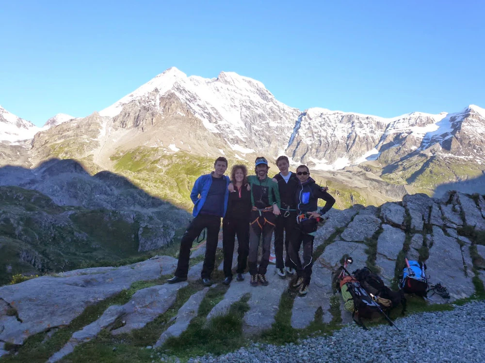 chamonix zermatt summer glacier trek