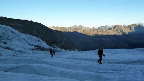 Glacier trekking