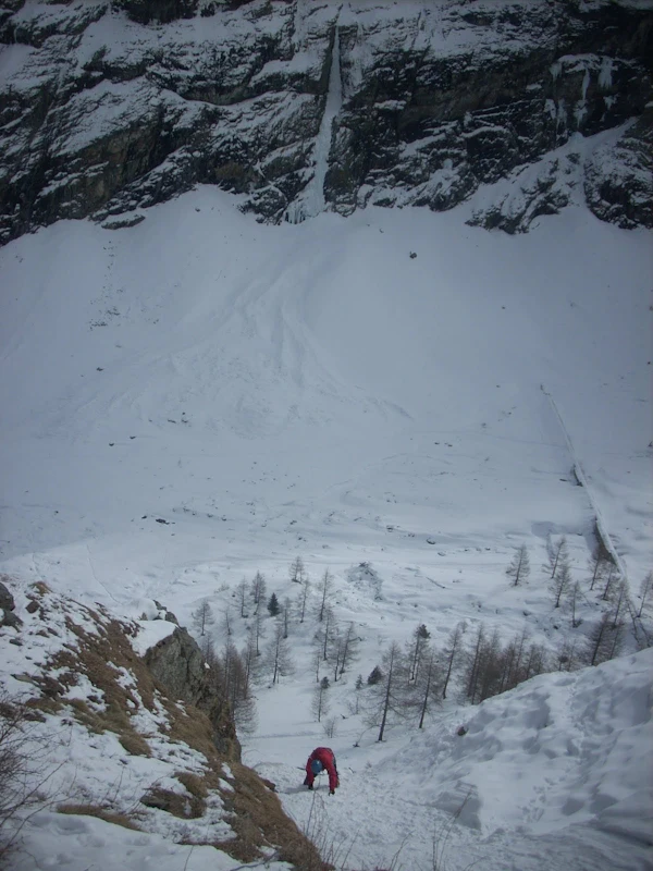 ice climbing in cogne