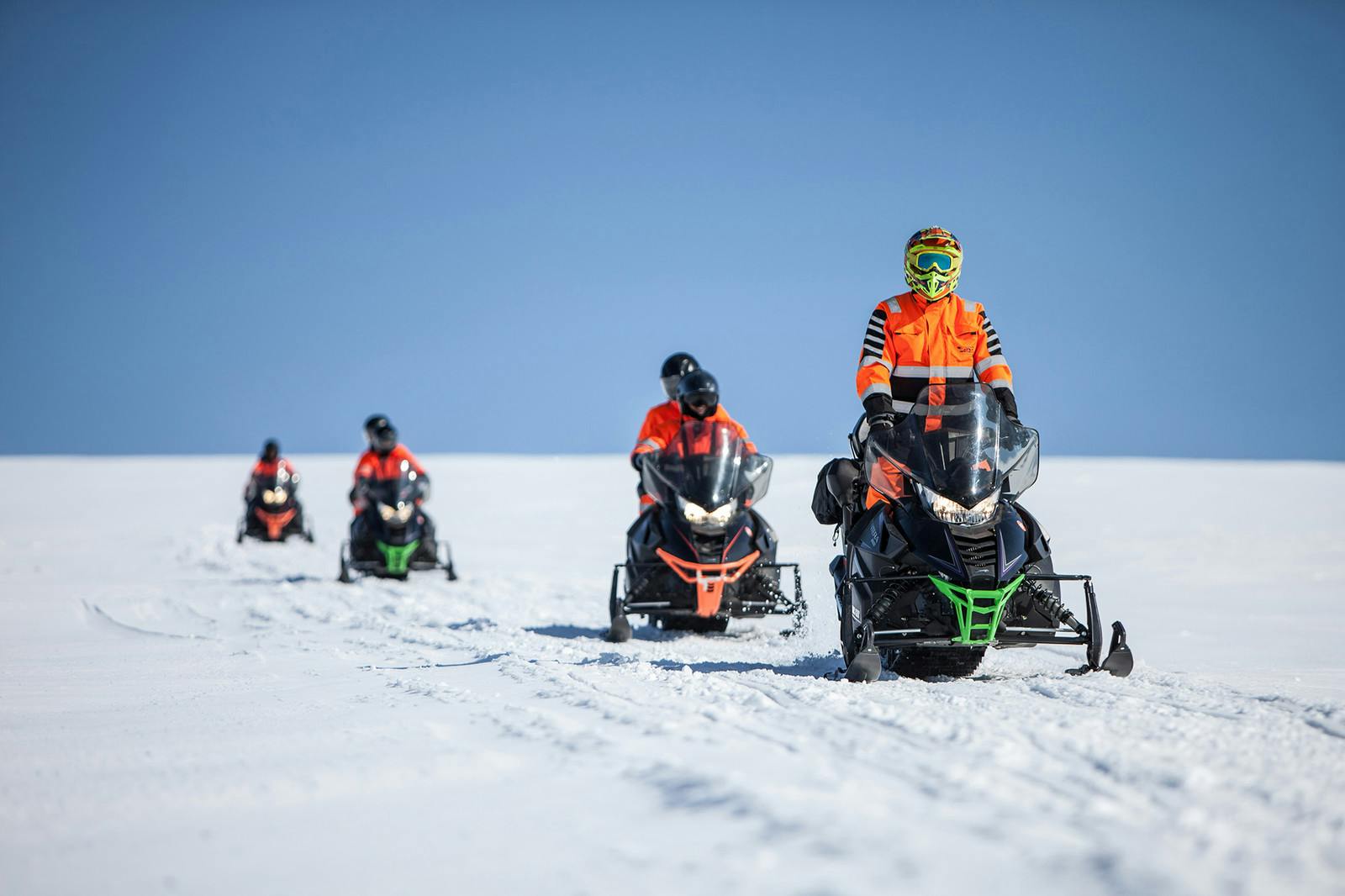 Snowmobile Day Tour on Iceland's South Coast