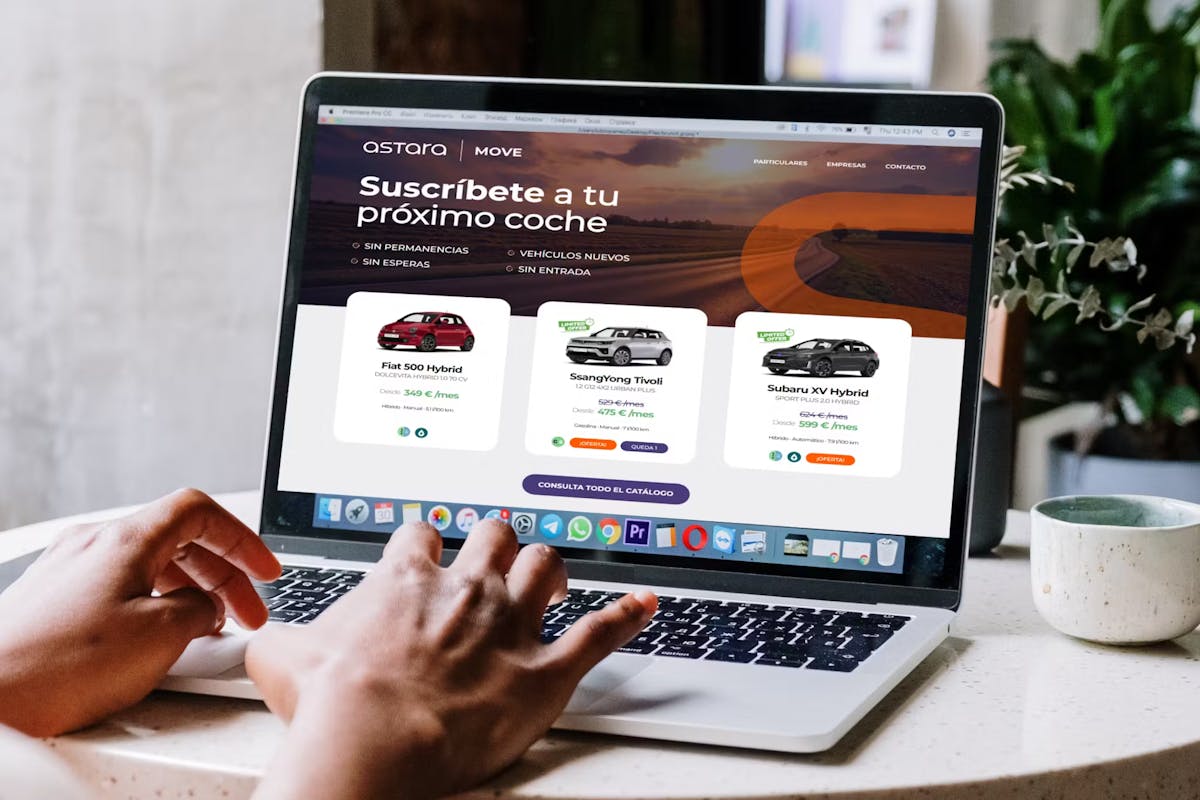 Suscripción de vehículos sin deuda, con flexibilidad y servicios incluidos.