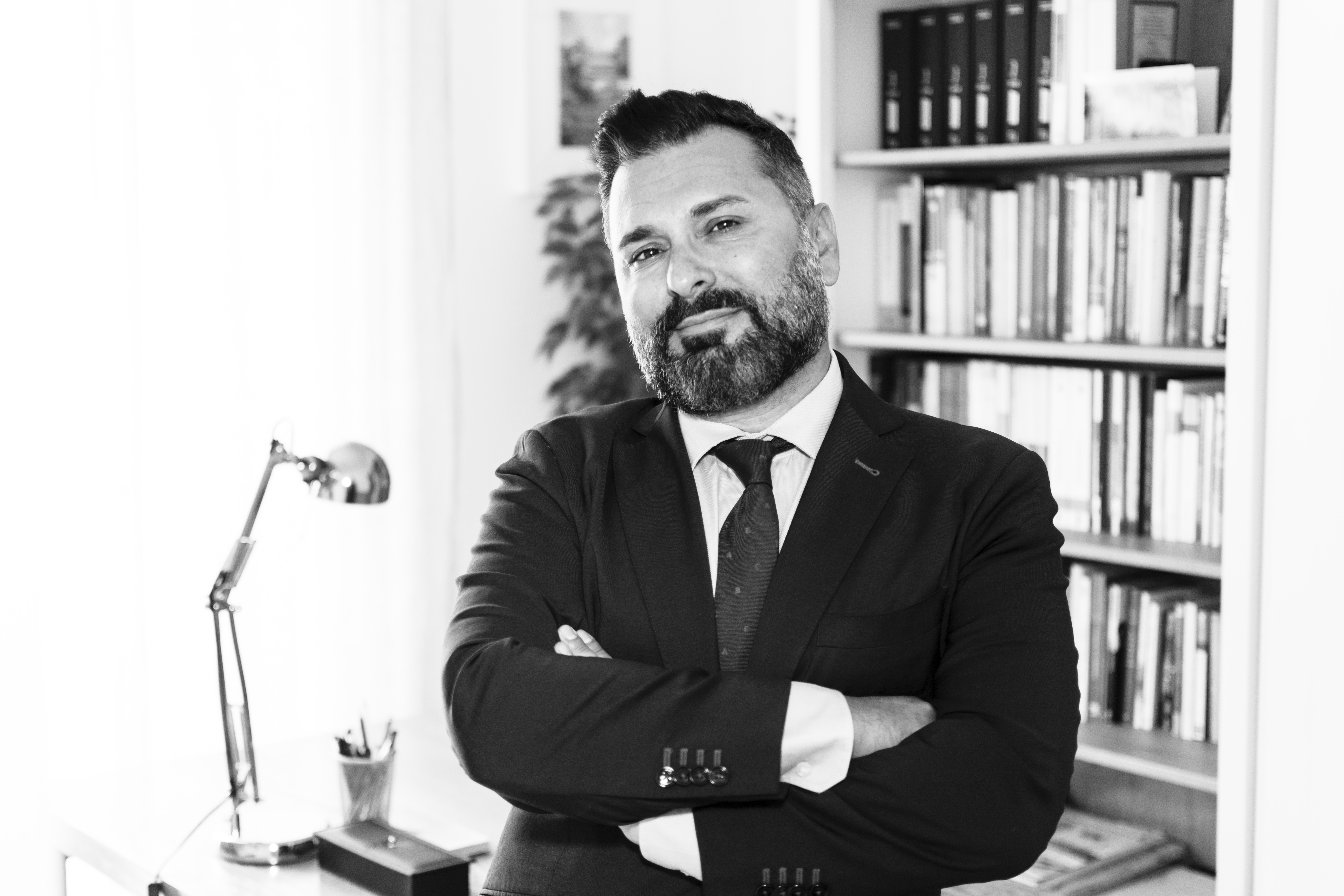Black and White Photo of Salvador Pastoriza, moviinn's tax lawyer for Spain