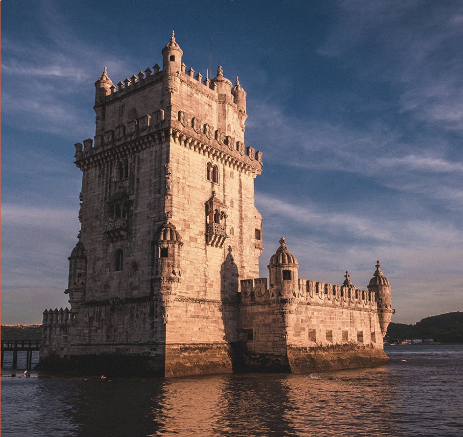 Torre de Belém at sunset