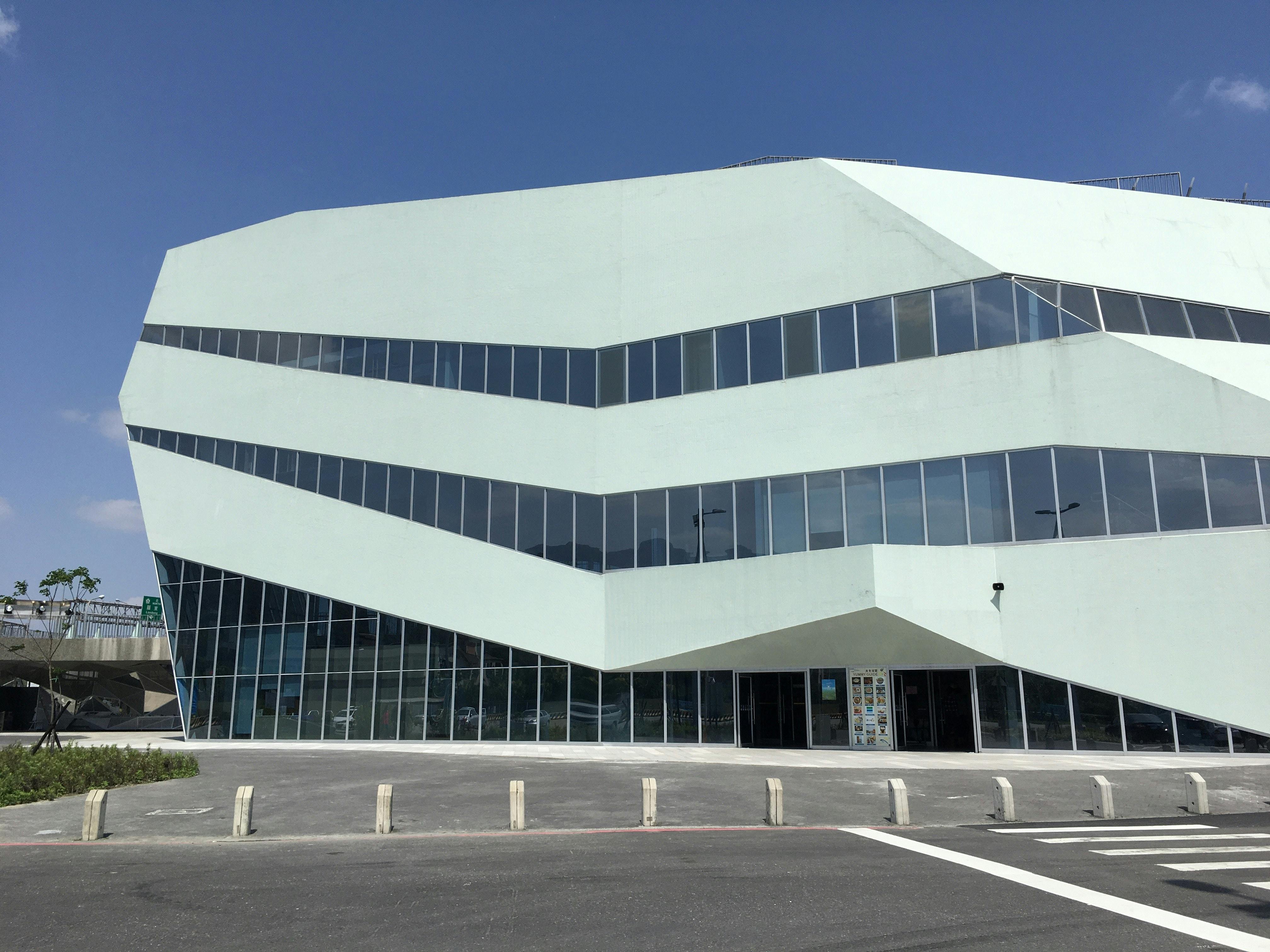 white building