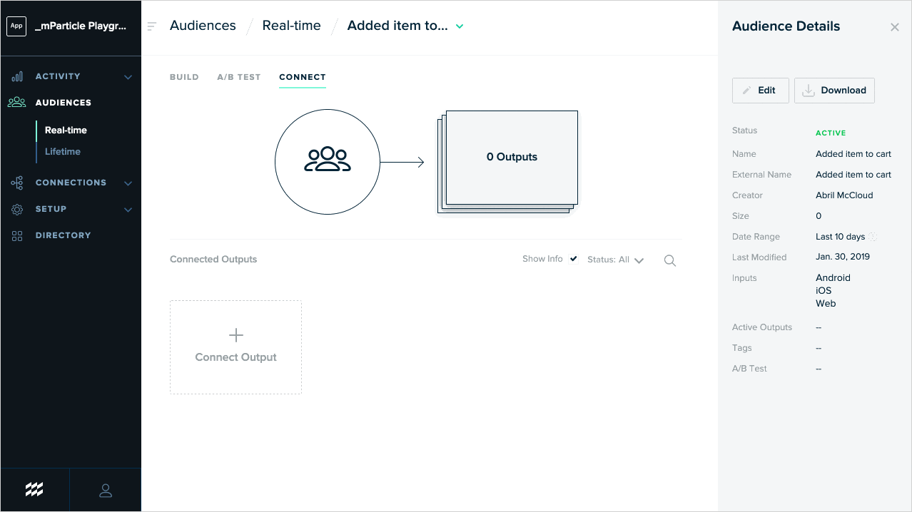 User attribute forwarding