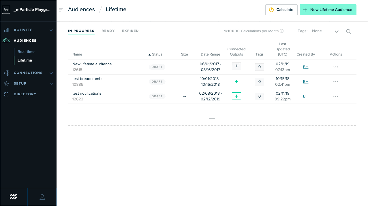 User attribute forwarding