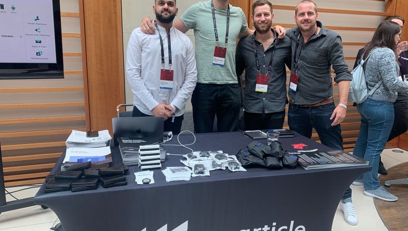 The mParticle team at MGS 2019 in Berlin.