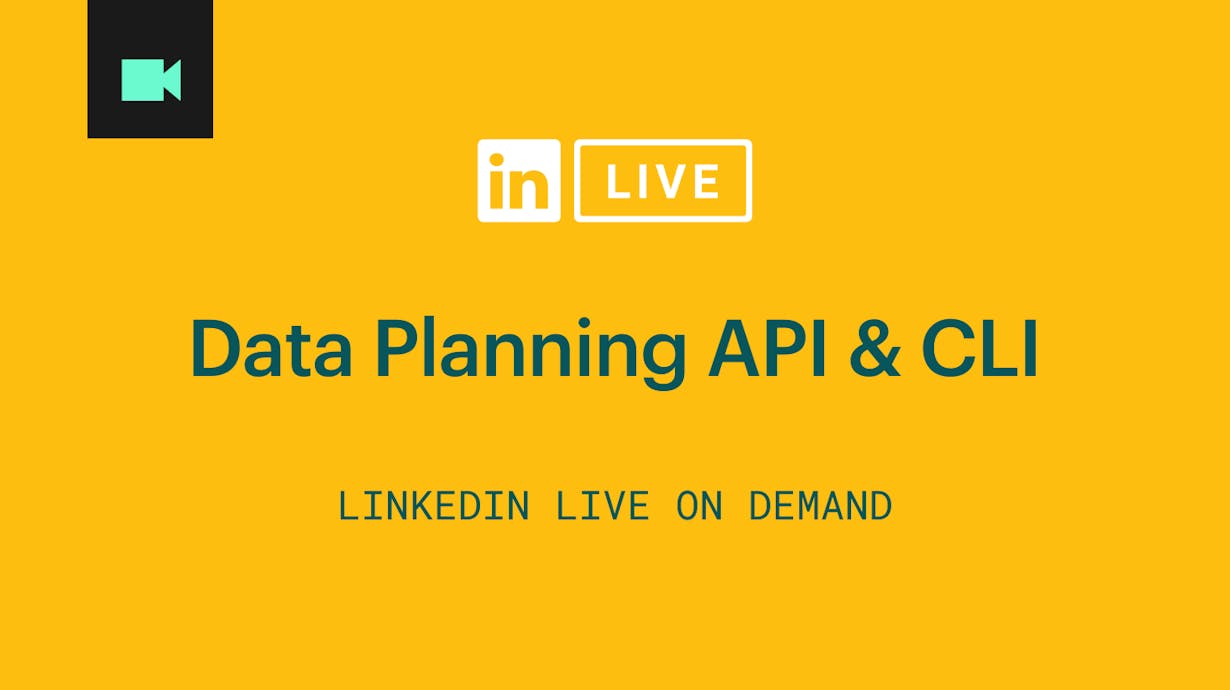 data planning command line interface