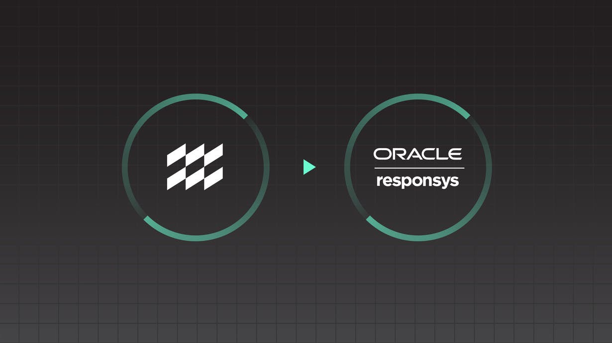 mParticle and Responsys logos separated by a green arrow pointing to the right.