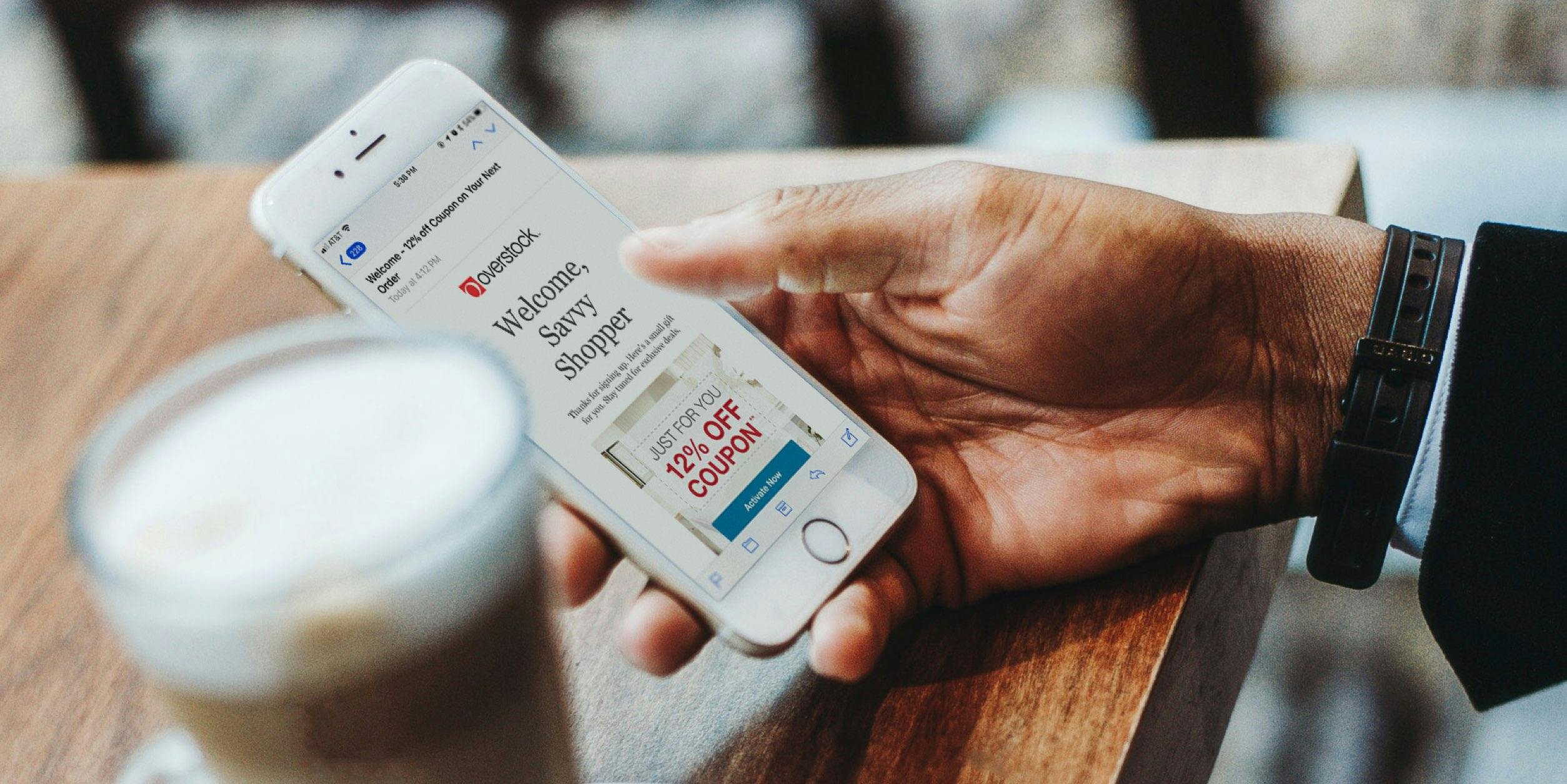 Overstock device image email mock